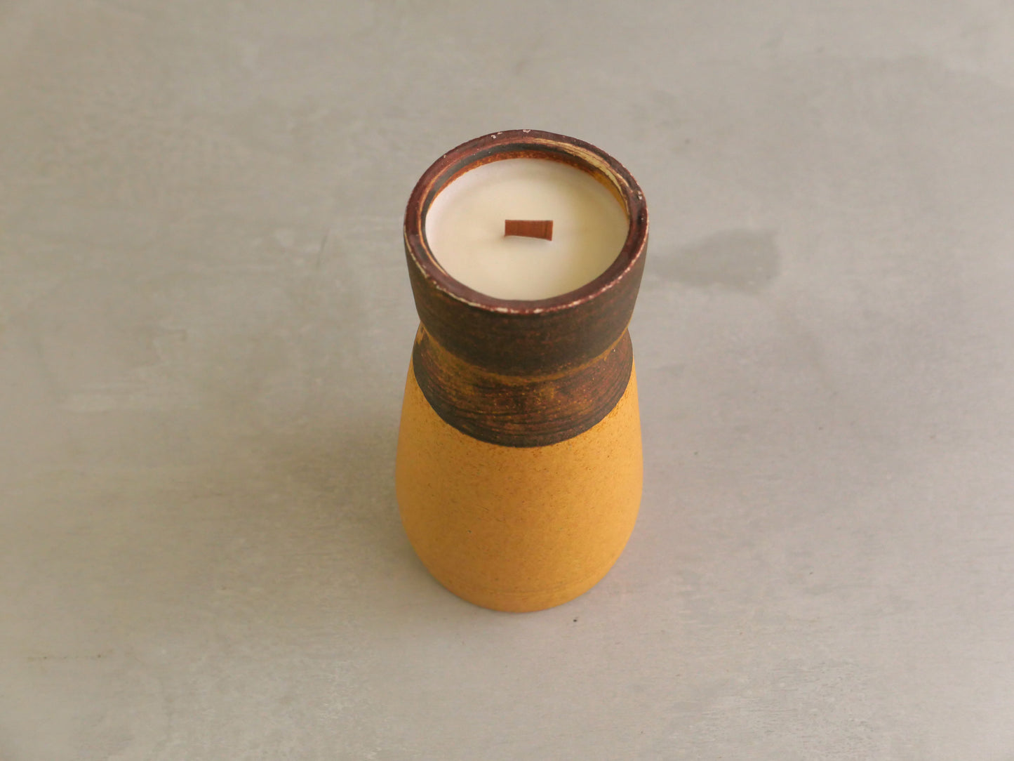 Flower Vase with Candle ''Forest'' 2