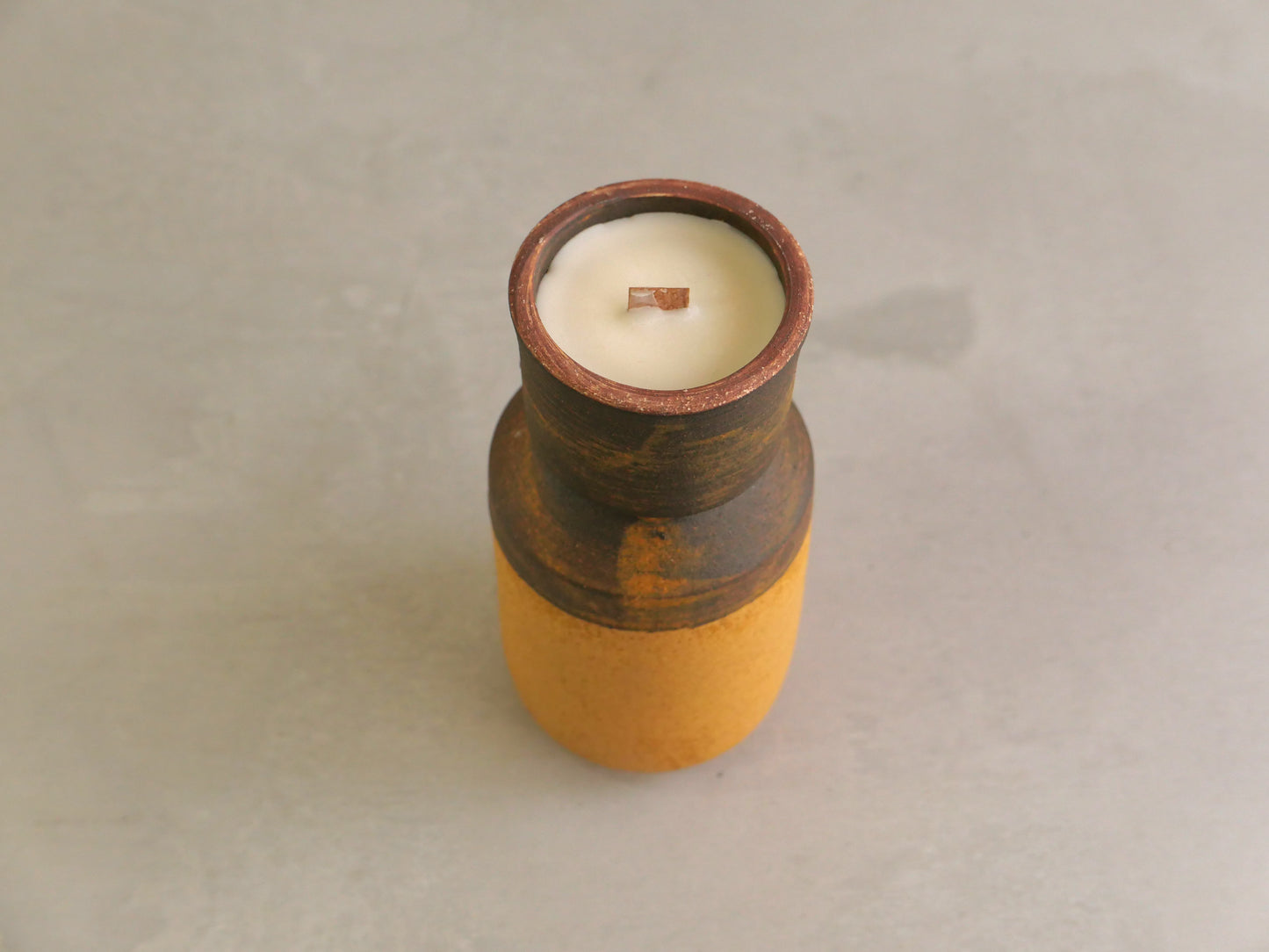 Flower Vase with Candle ''Forest'' 5