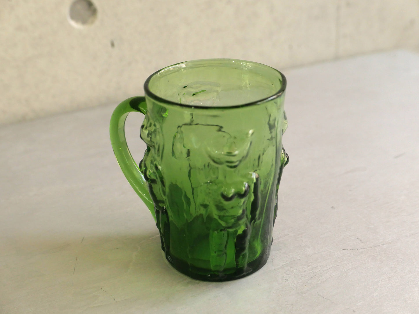 Green Beer/Mug Glass from Sweden 1960s