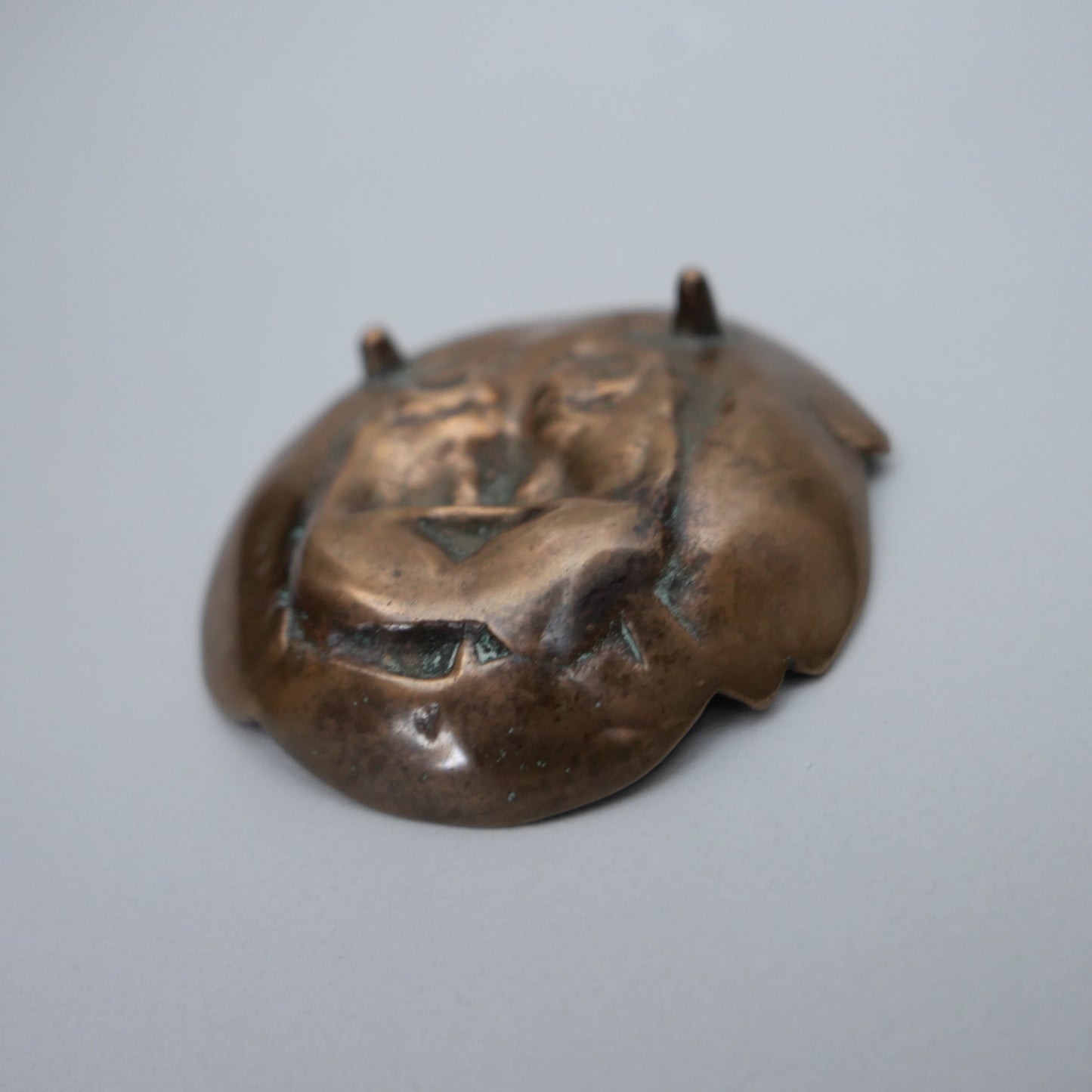 Vintage Brass Dog Trinket