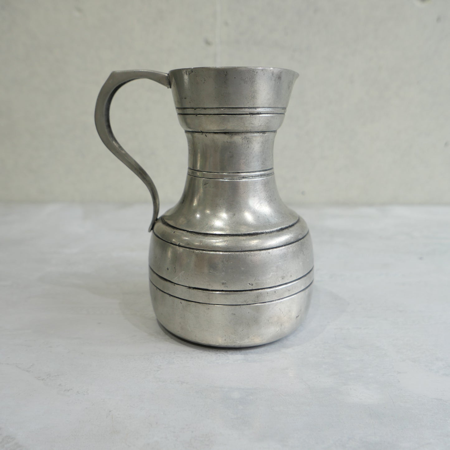 Vintage Pewter Pitcher Vase 1920s