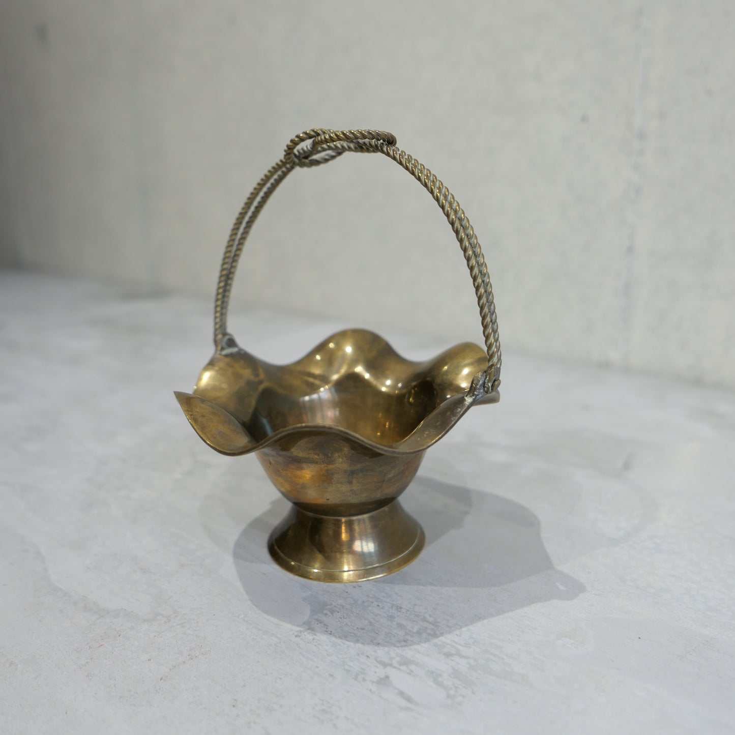 Old German Brass Candle Stand