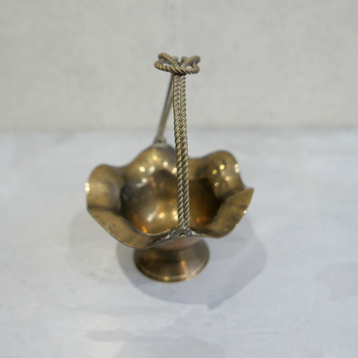 Old German Brass Candle Stand