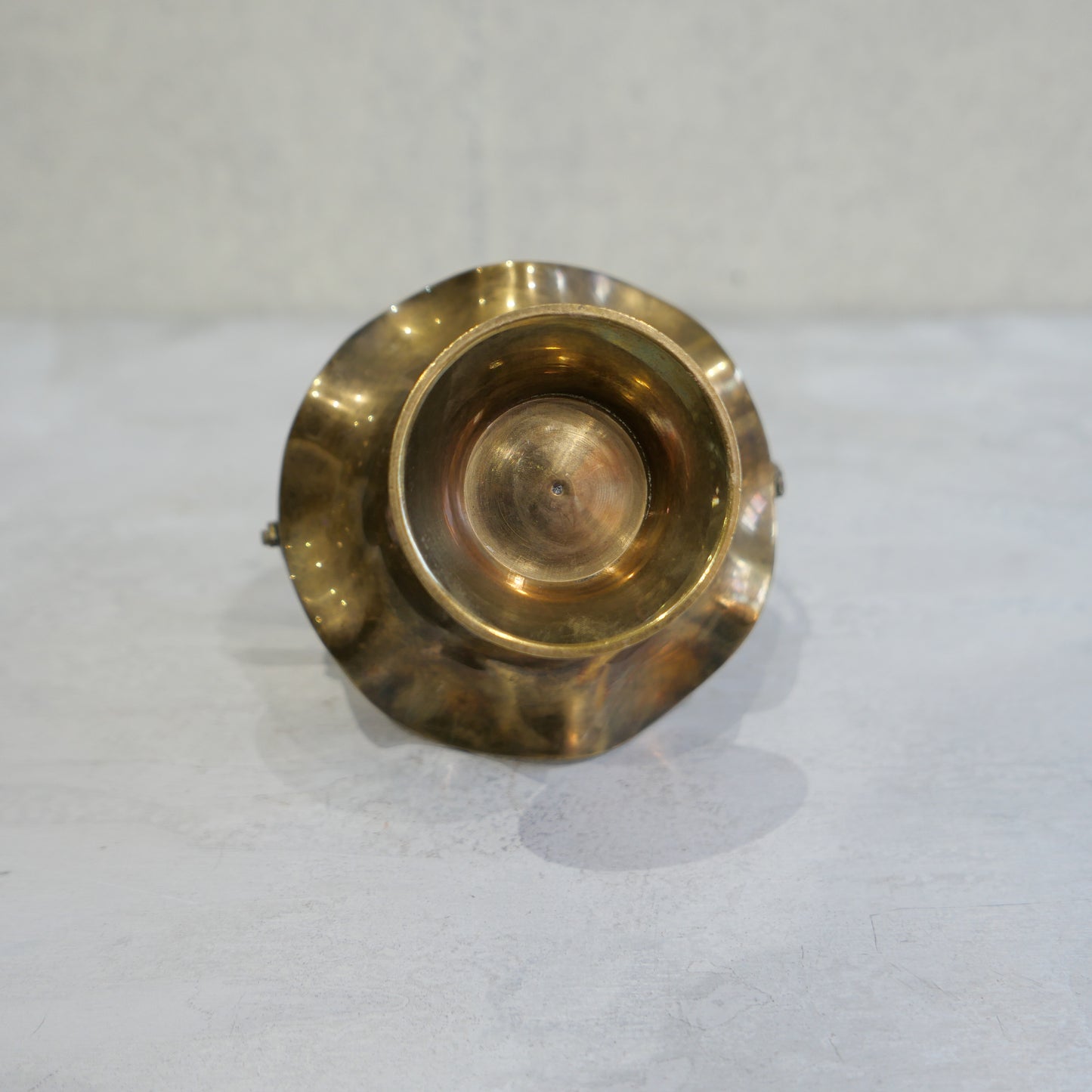 Old German Brass Candle Stand