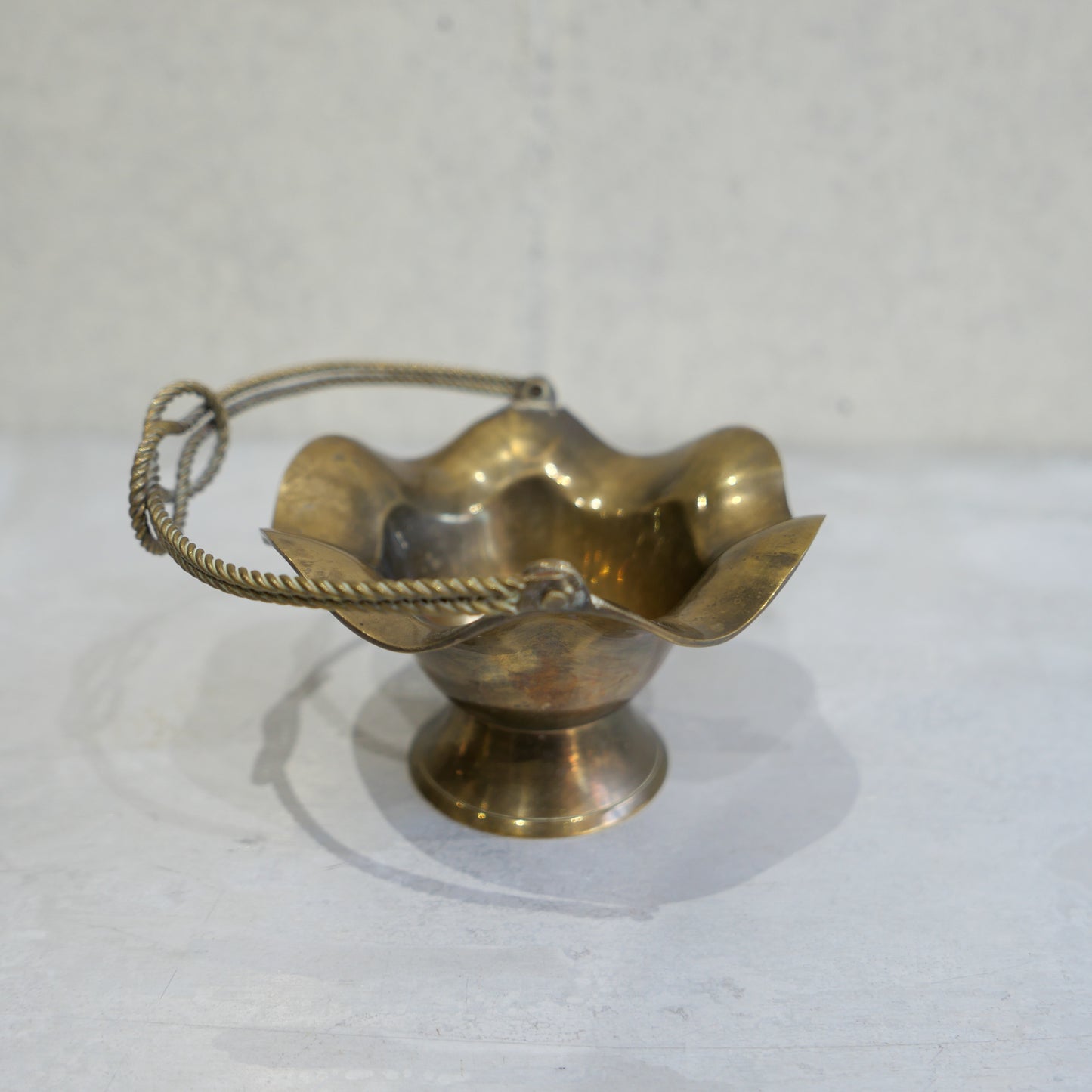 Old German Brass Candle Stand