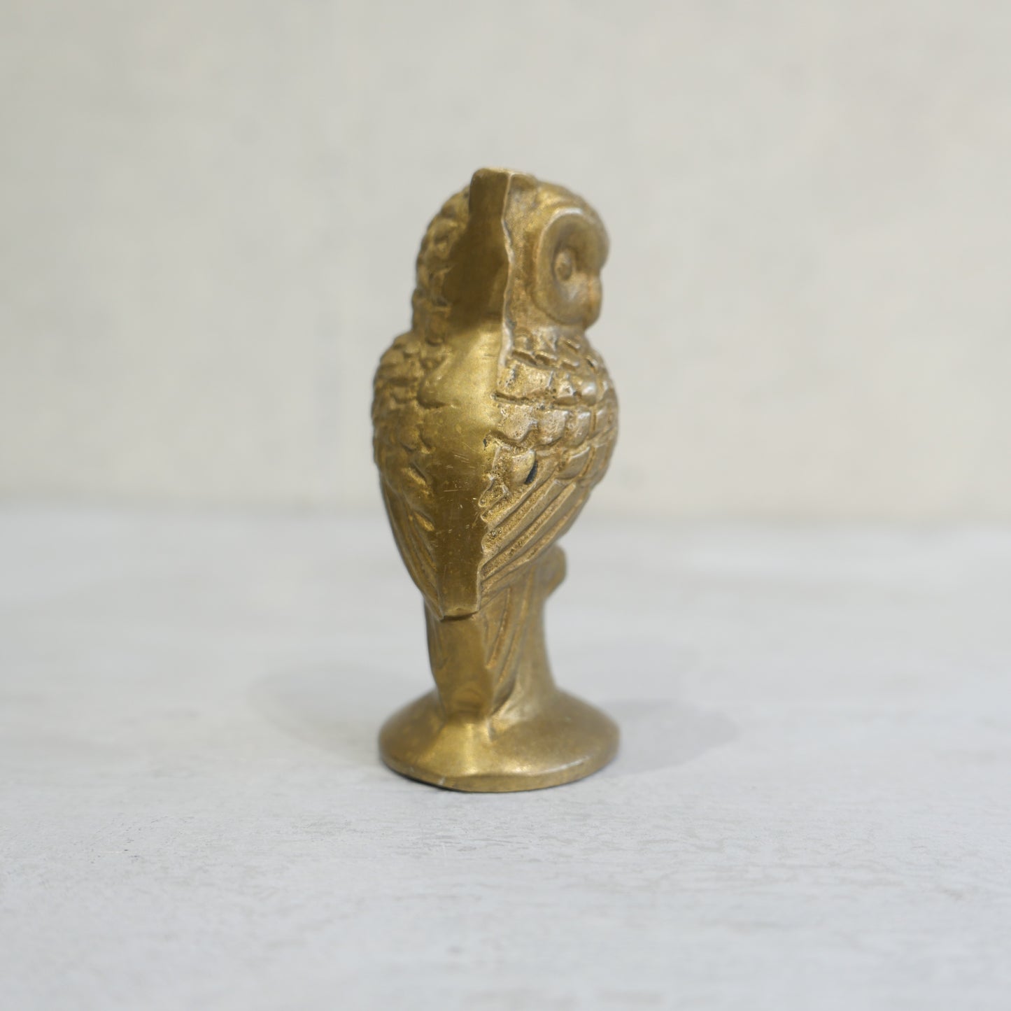 Vintage Owl Ornament or Paperweight 1950s