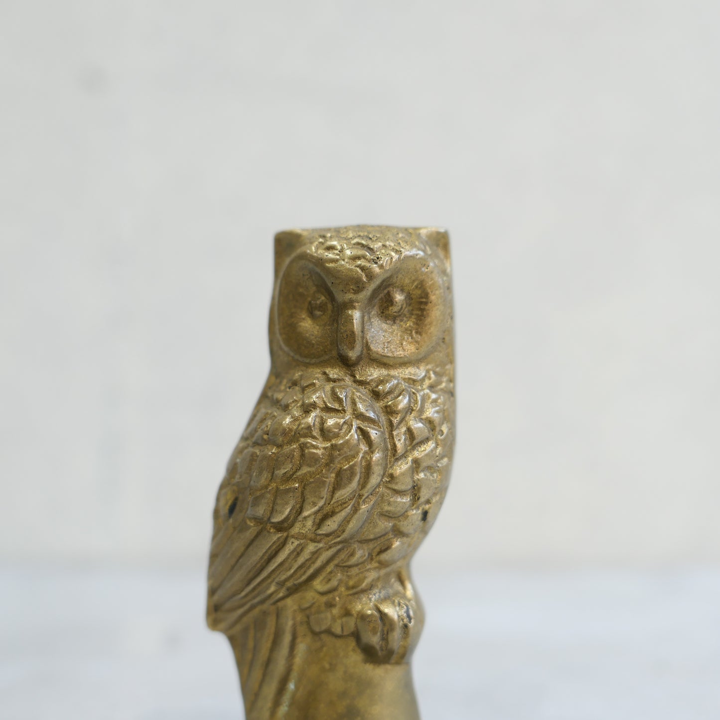 Vintage Owl Ornament or Paperweight 1950s