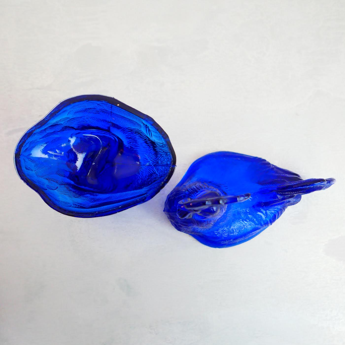 Vintage Glass Chicken Dish