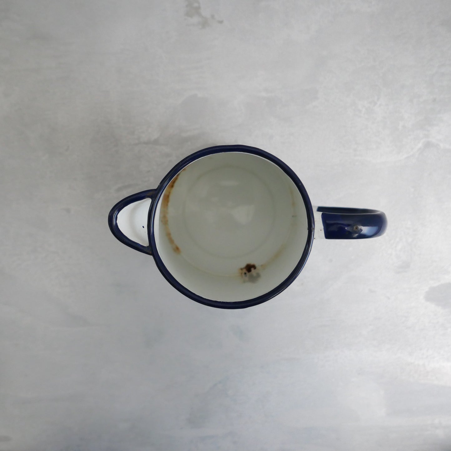 British Old Enamel Pitcher