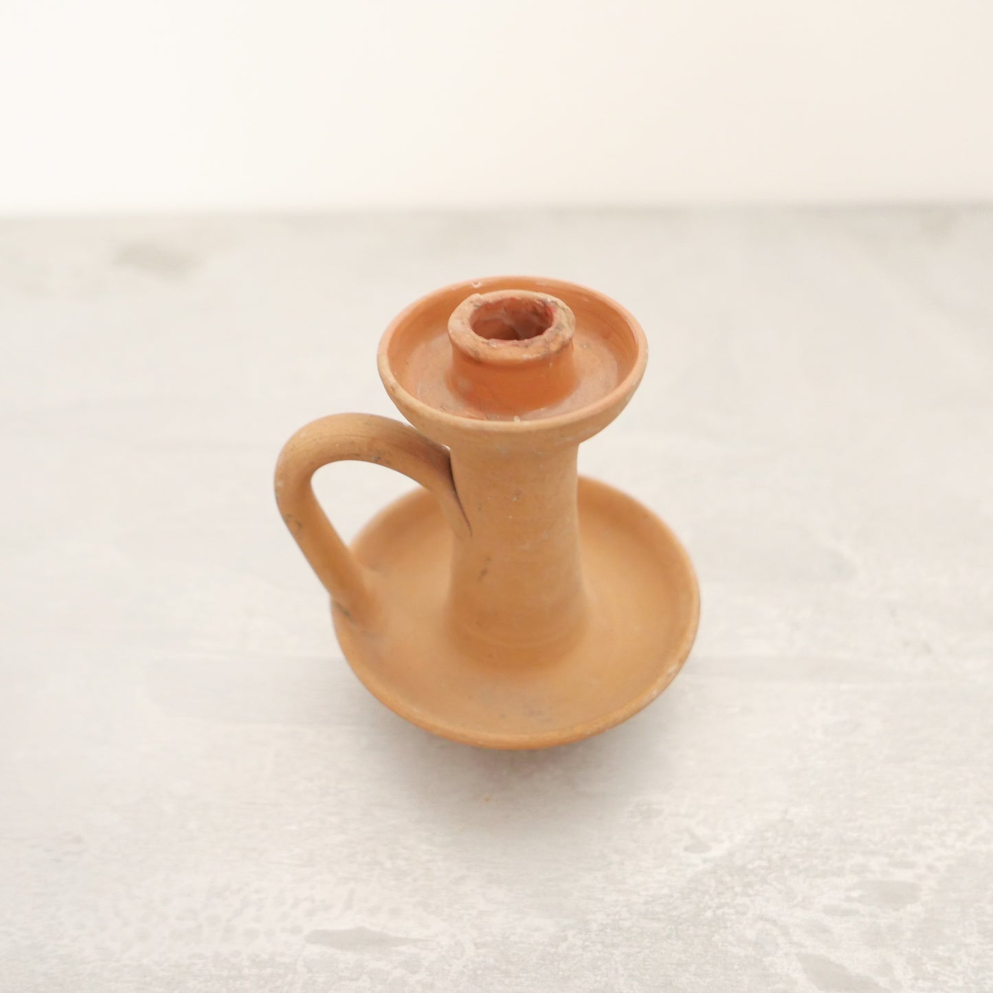 Vintage Terrra Cotta Candle Holder
