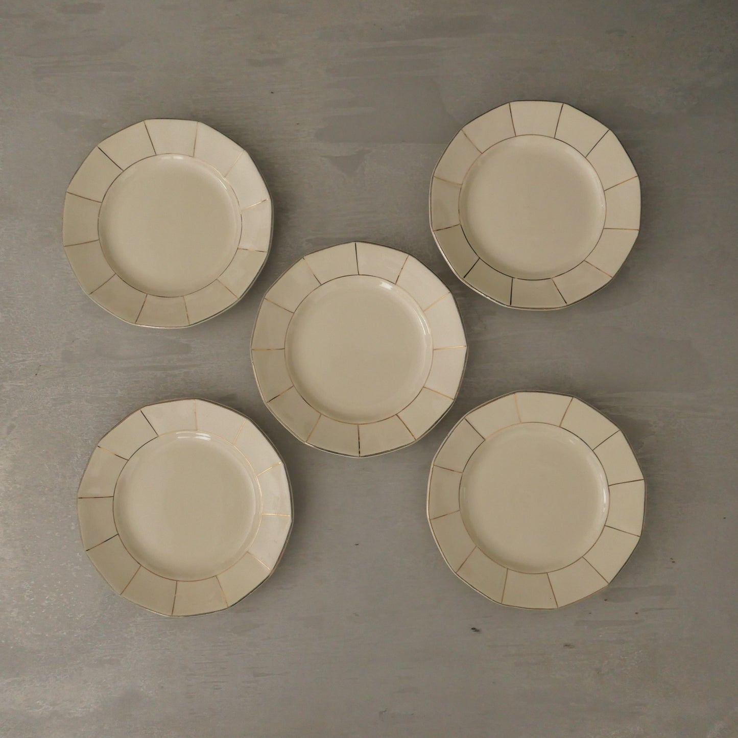 Sarreguemines Vintage Cake Plate 1920-30s