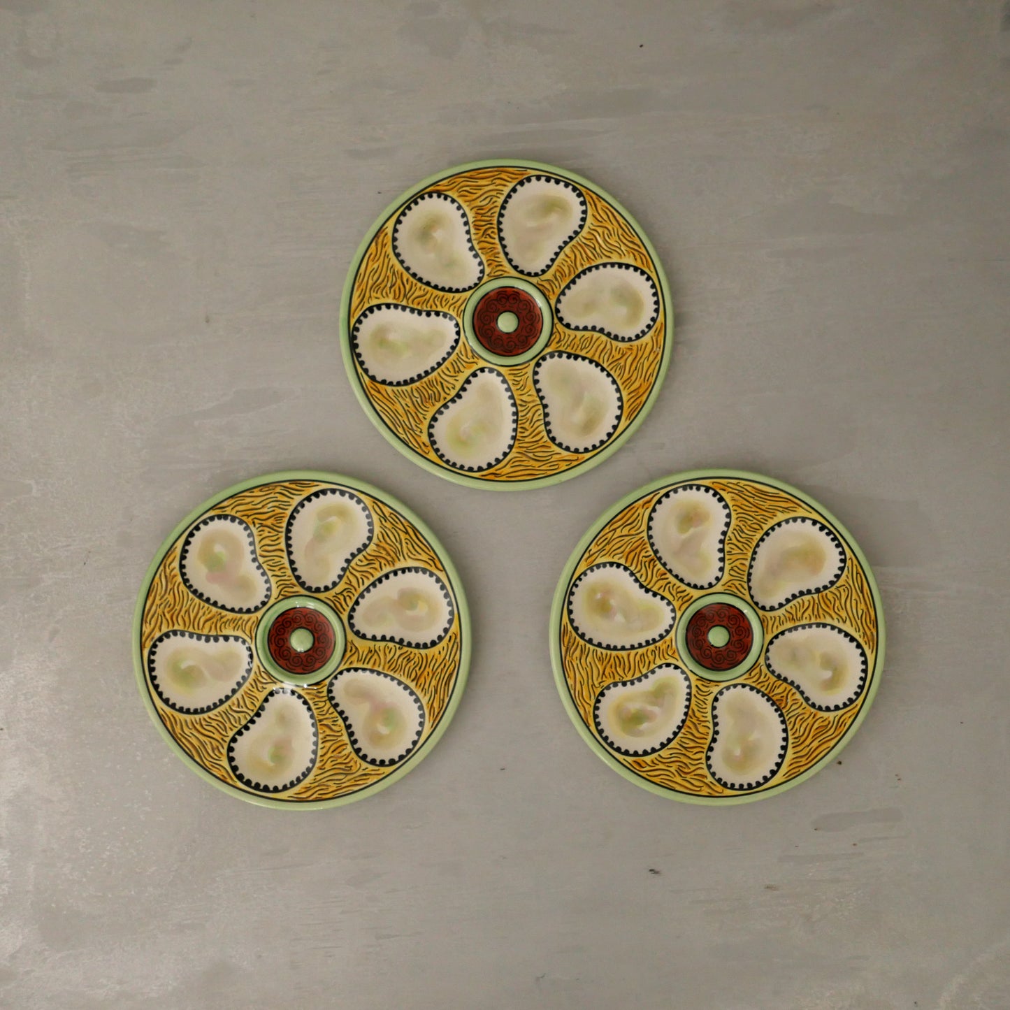 Vintage Oyster Plate 1950s