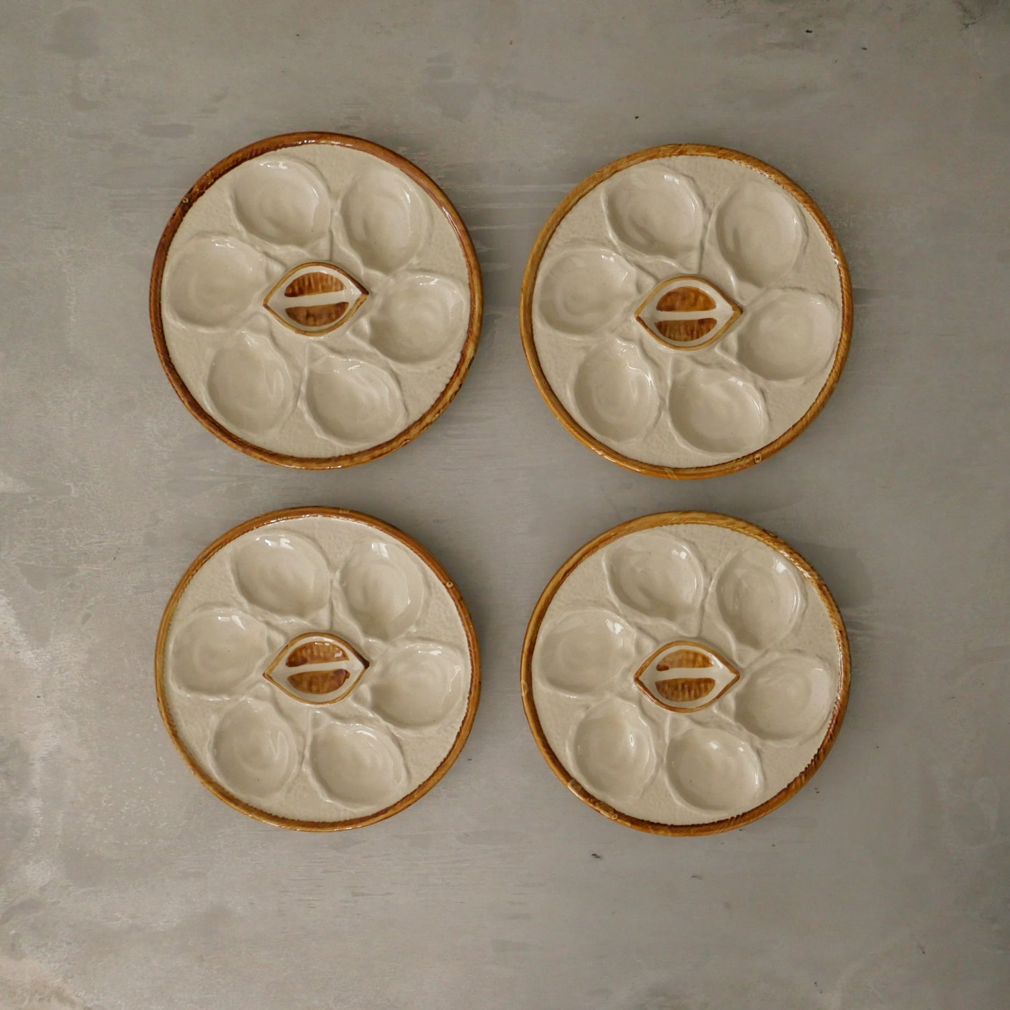 St.Clement Vintage Oyster Plate 1960s