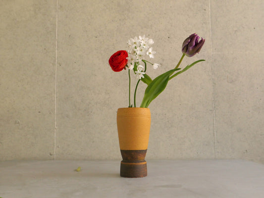 Flower Vase with Candle ''Forest'' 2
