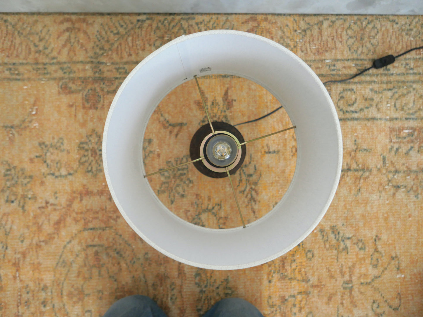 Vintage Scandinavian Ceramic Table Lamp