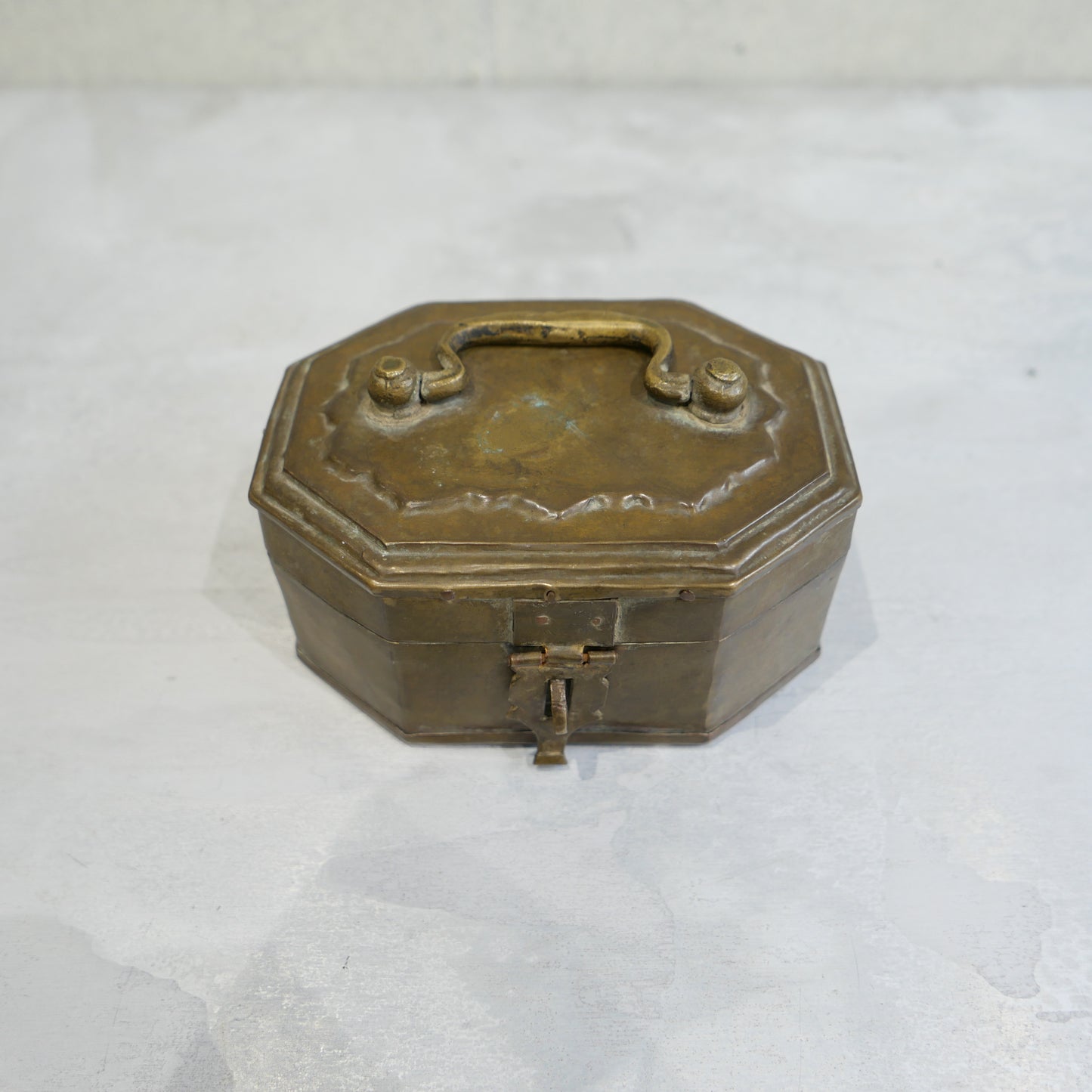 Vintage Brass Jewely Box