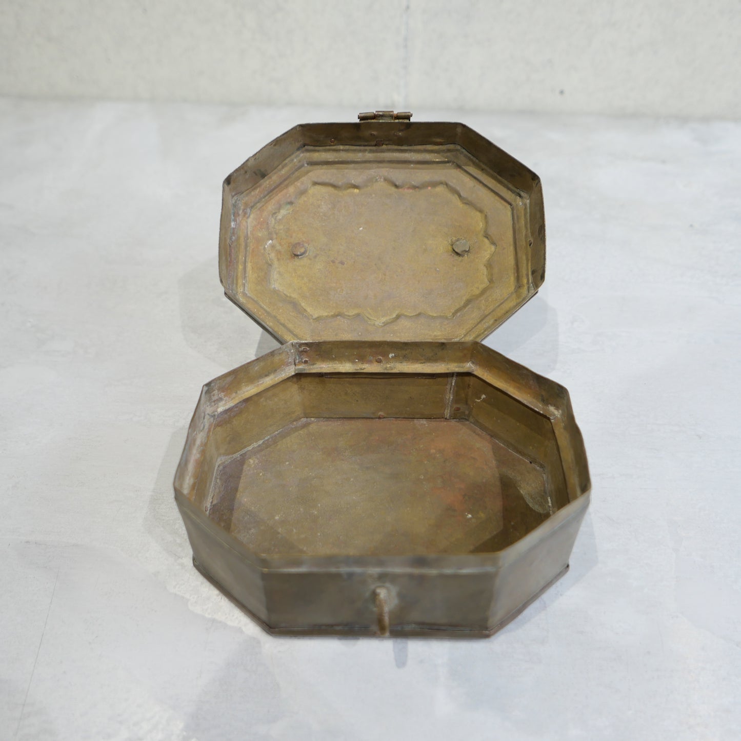 Vintage Brass Jewely Box