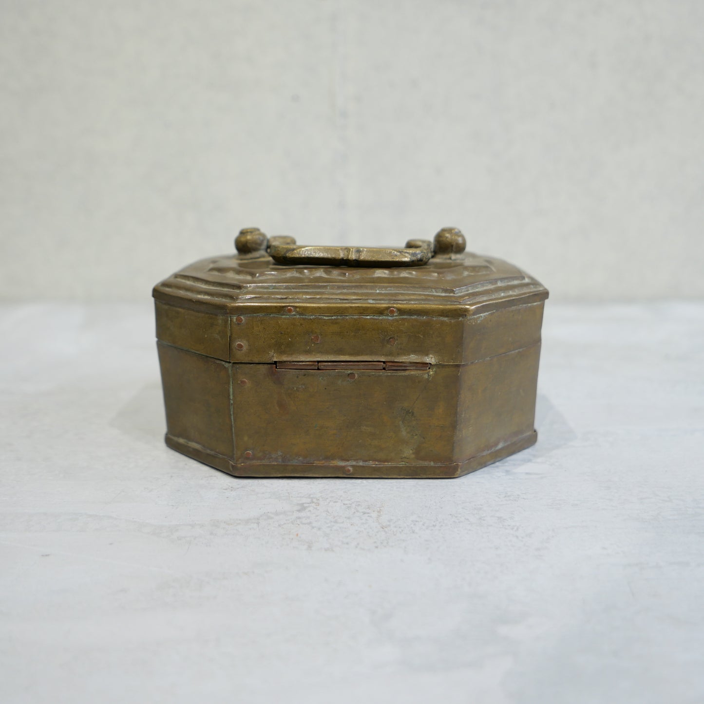 Vintage Brass Jewely Box
