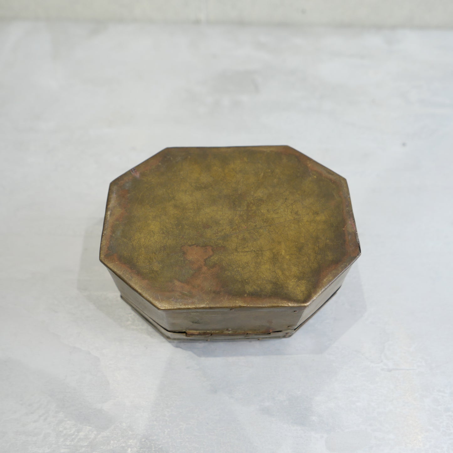 Vintage Brass Jewely Box