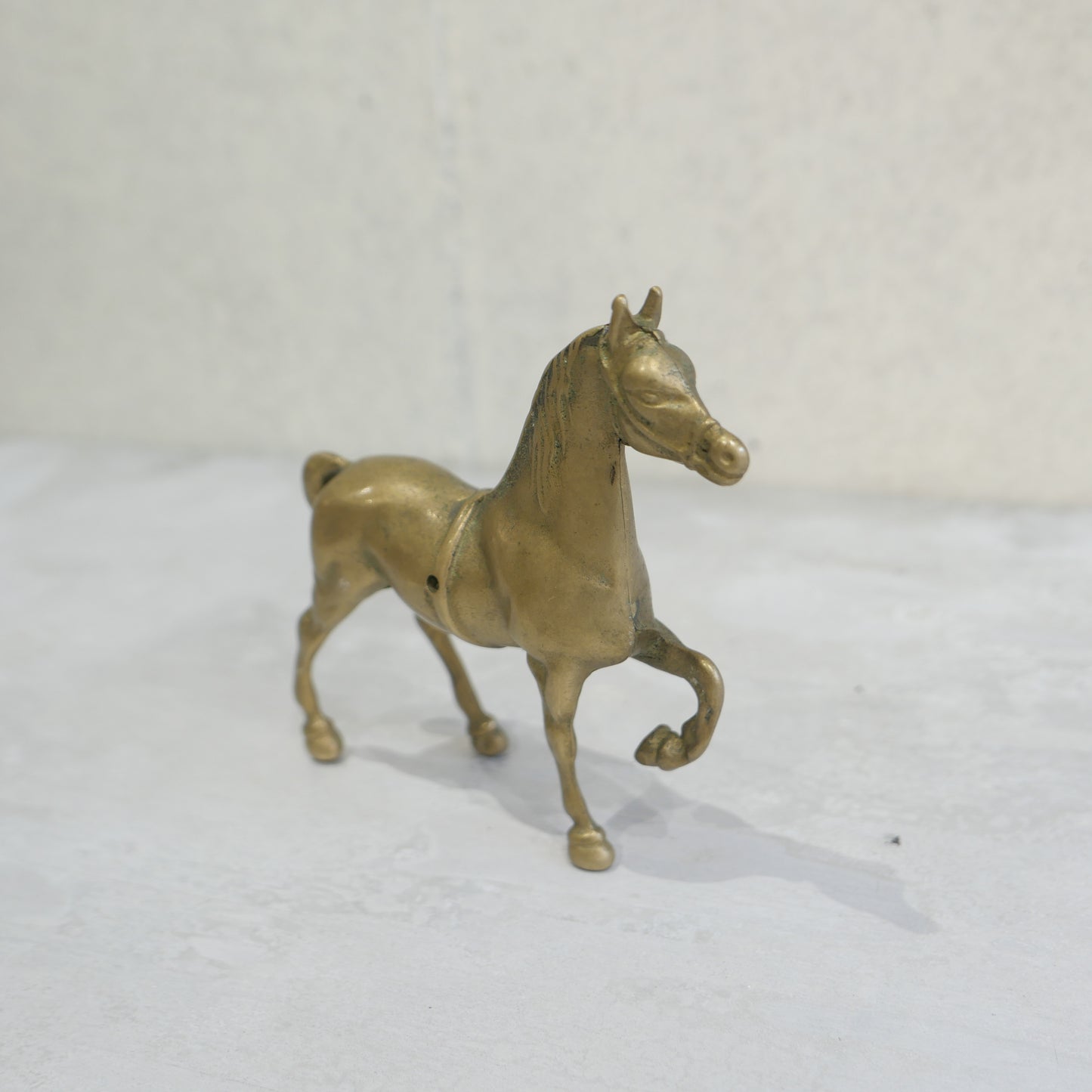 Vintage Brass Horse Figure