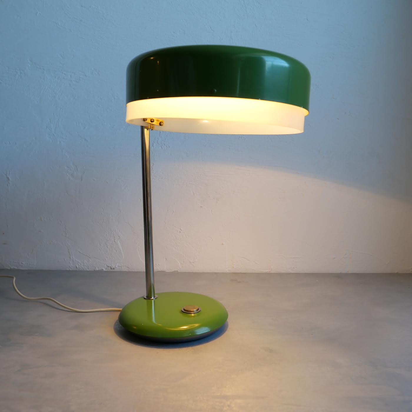 Vintage Green Table Lamp