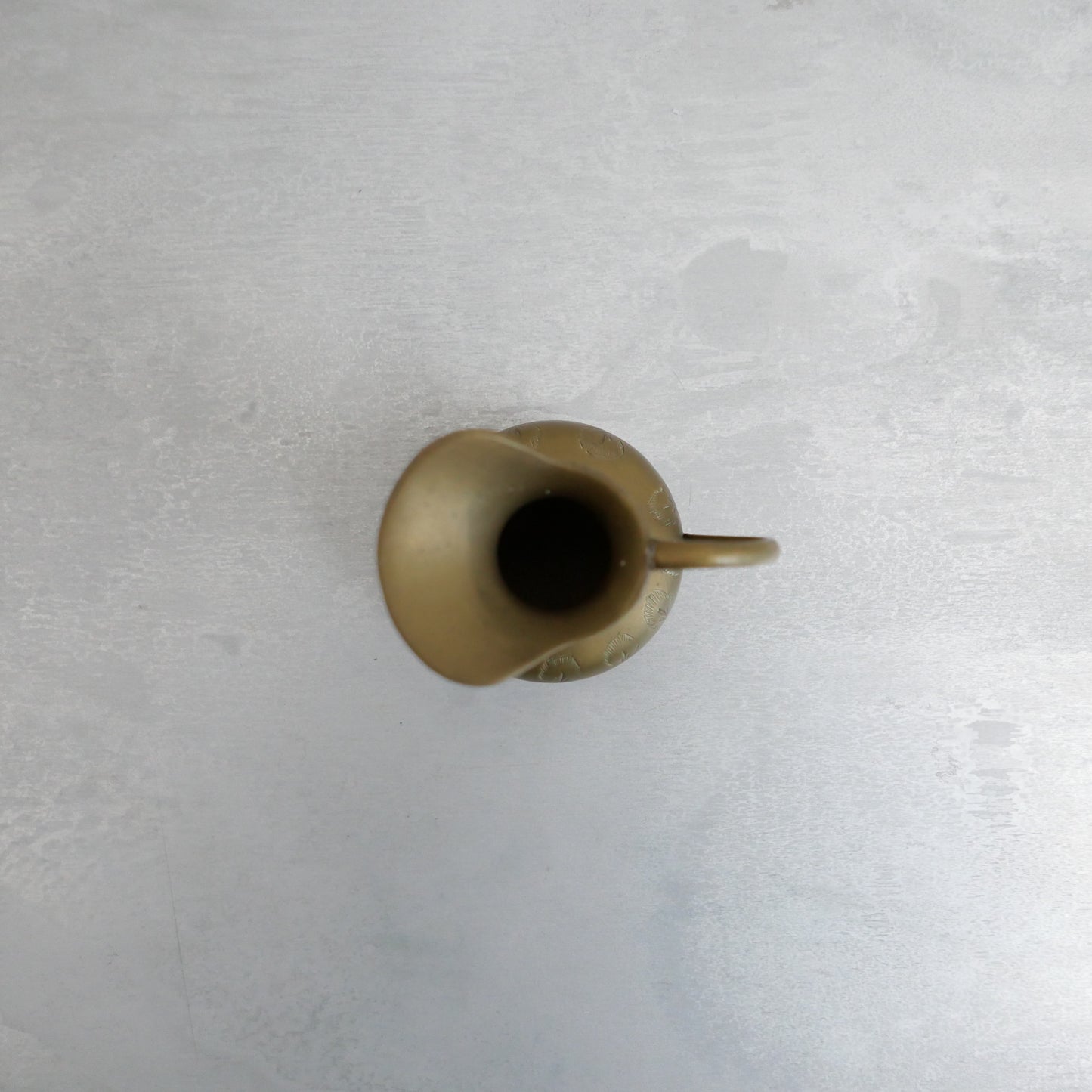 Vintage Brass Jug Vase