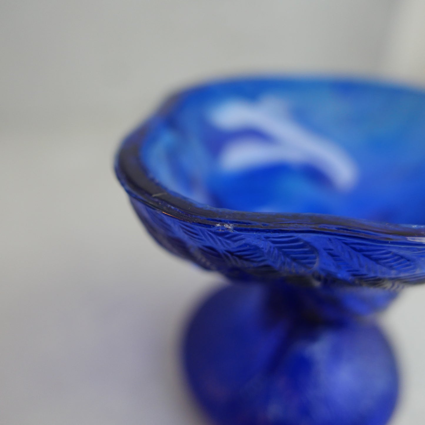 Vintage Glass Chicken Dish
