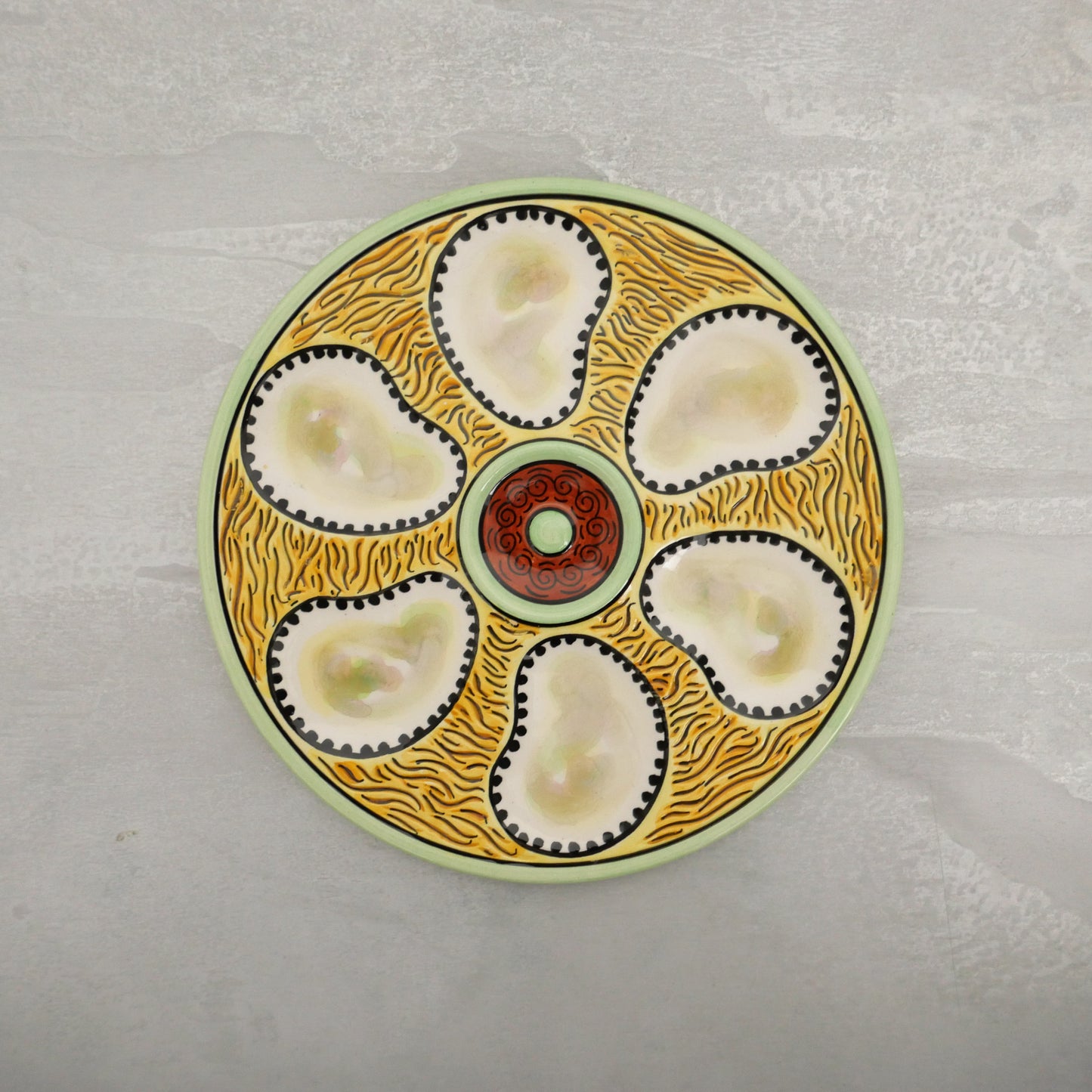 Vintage Oyster Plate 1950s