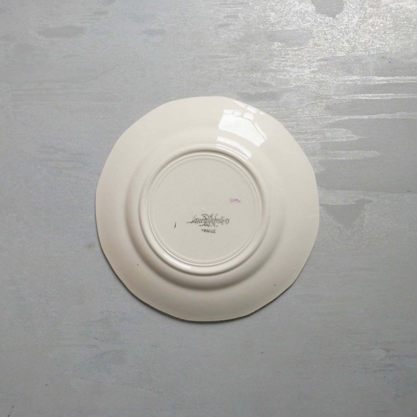 Digoin&Sarreguemines Vintage Plate 1950s