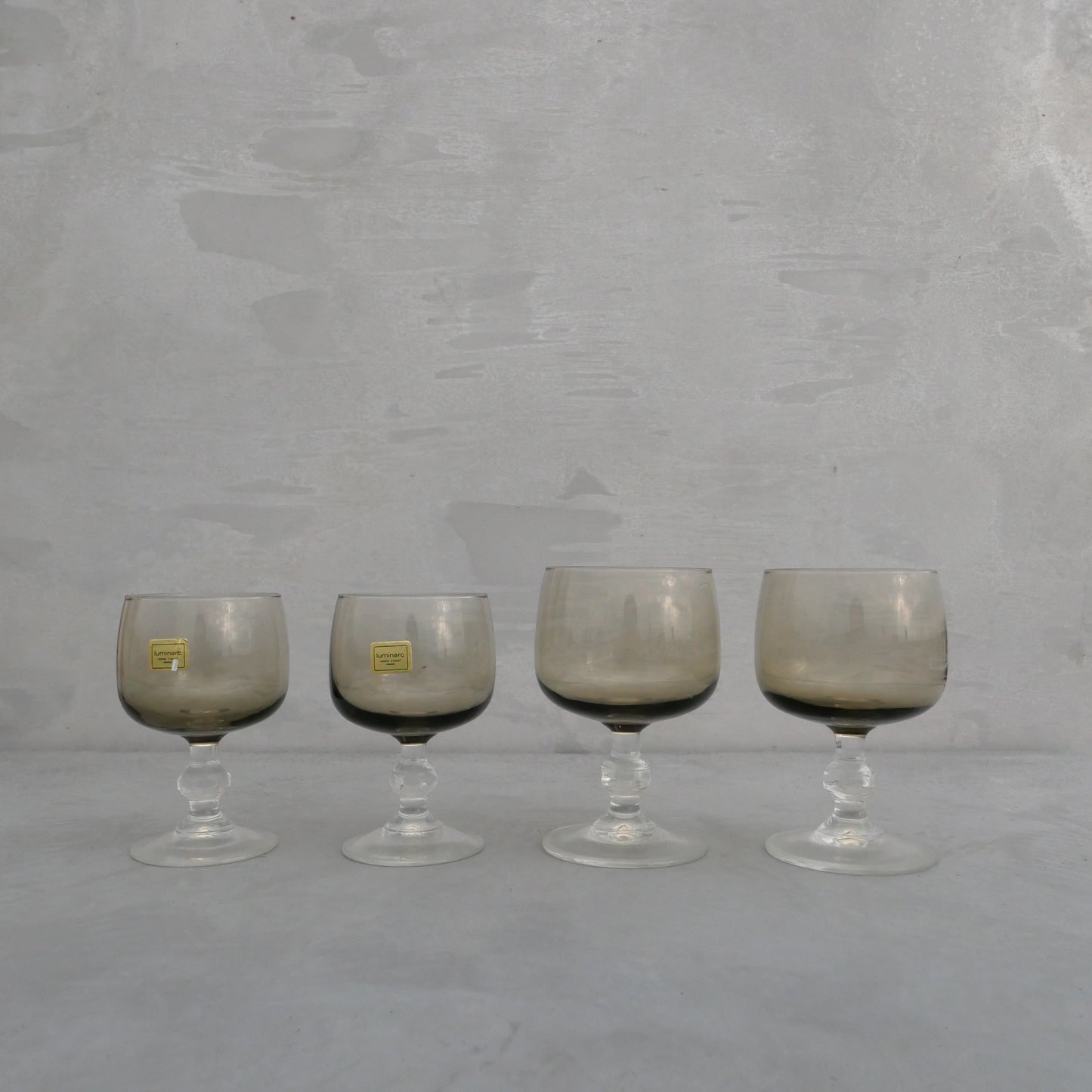 Luminarc Vintage Wine Glass  Smokey Brown (Medium)