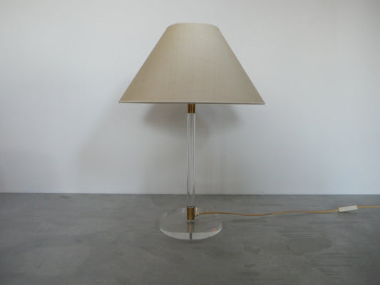 Vintage Transparent Table Lamp 1990s